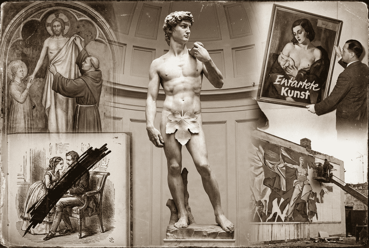 Historische Beispiele von Kunstzensur